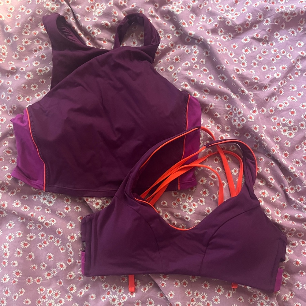 bundle of two athleta swim tops